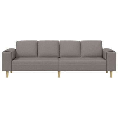 Sofa Sæt Gråbrun Stof