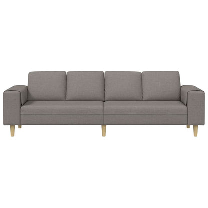 Sofa Sæt Gråbrun Stof