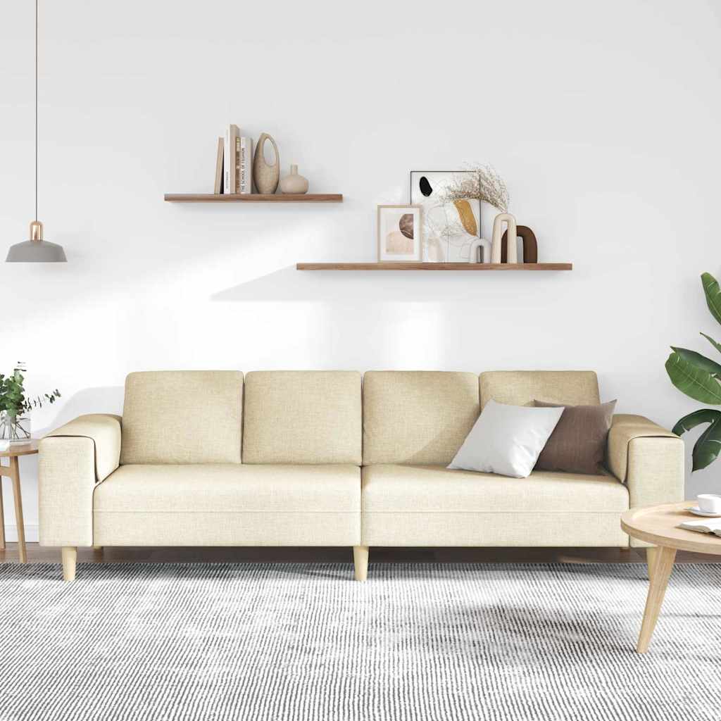 Sofa Sæt Creme Stof