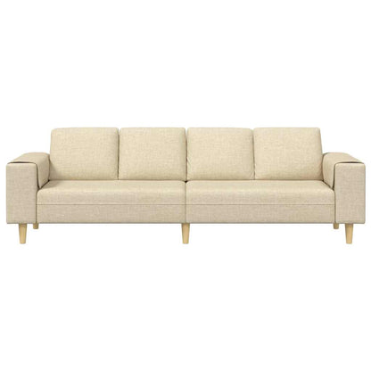 Sofa Sæt Creme Stof