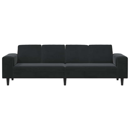 Sofa Sæt Sort Fløjl