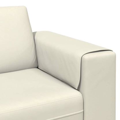 Sofa Sæt Creme Fløjl