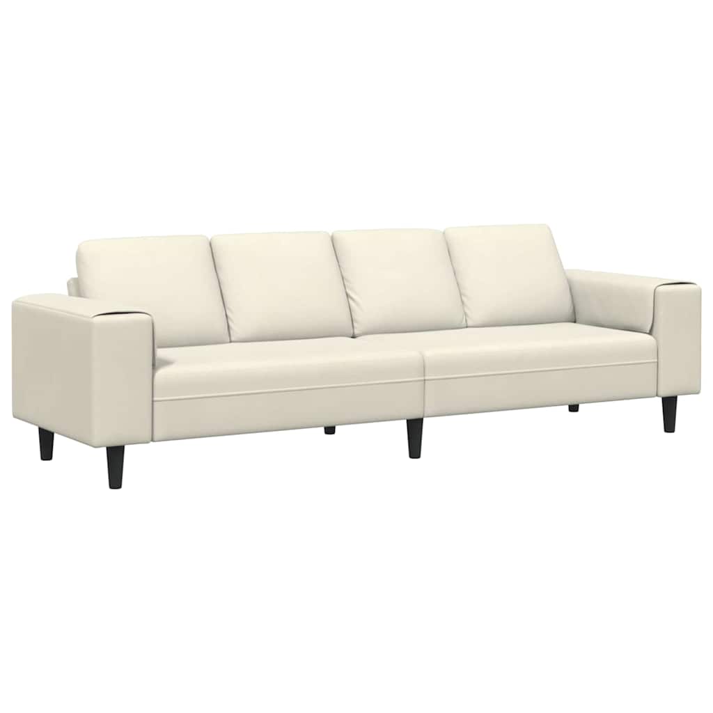 Sofa Sæt Creme Fløjl