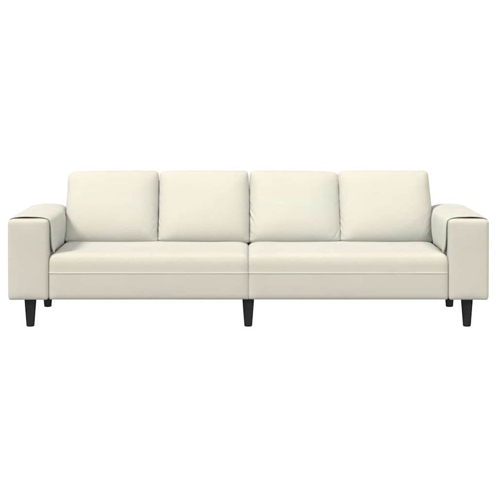 Sofa Sæt Creme Fløjl