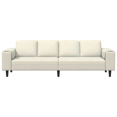 Sofa Sæt Creme Fløjl