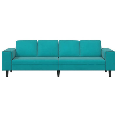 Sofa Sæt Turkis Fløjl