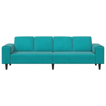 Sofa Sæt Turkis Fløjl