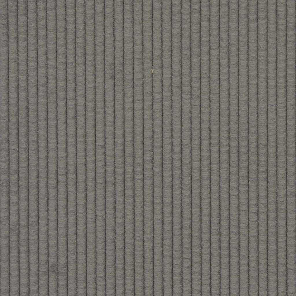 Stof Sofa Med Pude Lysegrå 208 Cm Corduroy Stof
