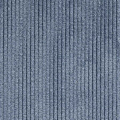 Stof Sofa Med Pude Blå 208 Cm Corduroy Stof