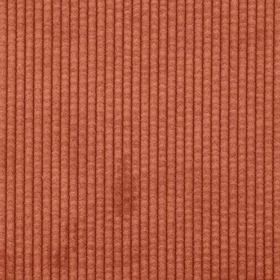 Stof Sofa Med Pude Rød Orange Corduroy Stof