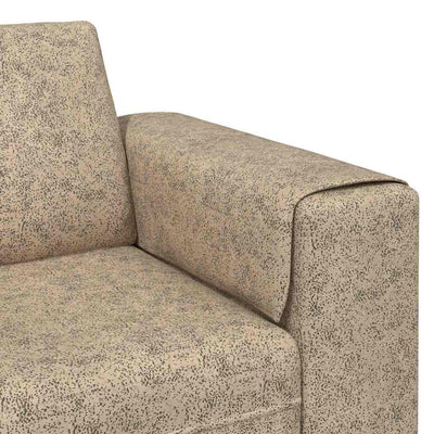 Sofa Sæt Lysegrå Faux Suede Læder