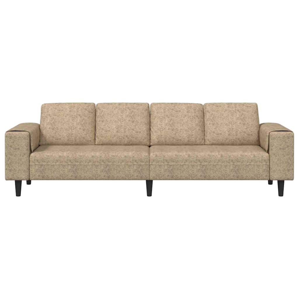 Sofa Sæt Lysegrå Faux Suede Læder