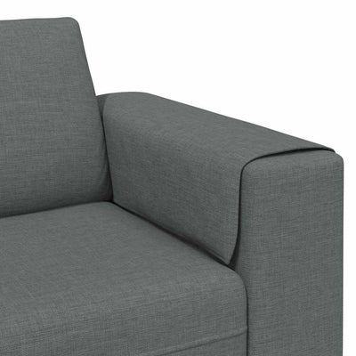 Sofa Sæt Mørkegrå Stof
