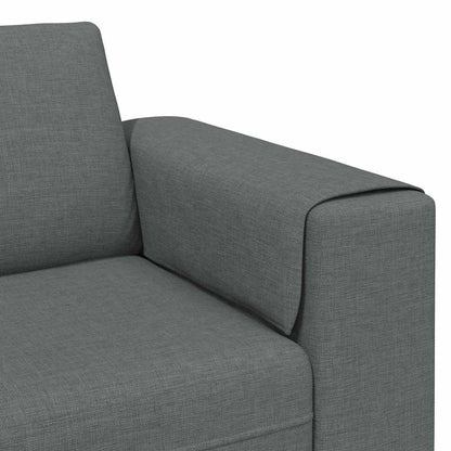 Sofa Sæt Mørkegrå Stof