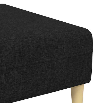 Sofa Sæt Sort Stof