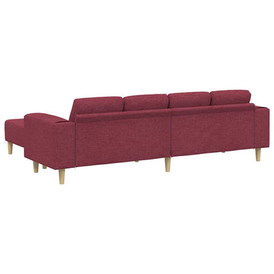 Sofa Sæt Vinrød Stof