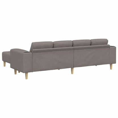 Sofa Sæt Gråbrun Stof