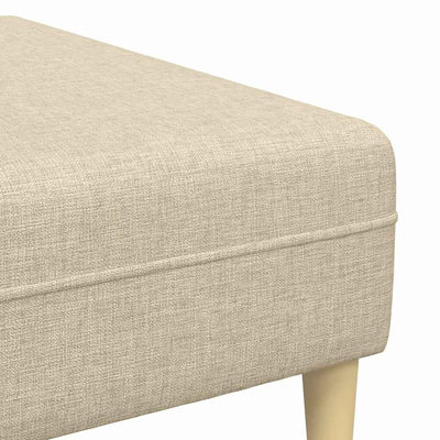 Sofa Sæt Creme Stof