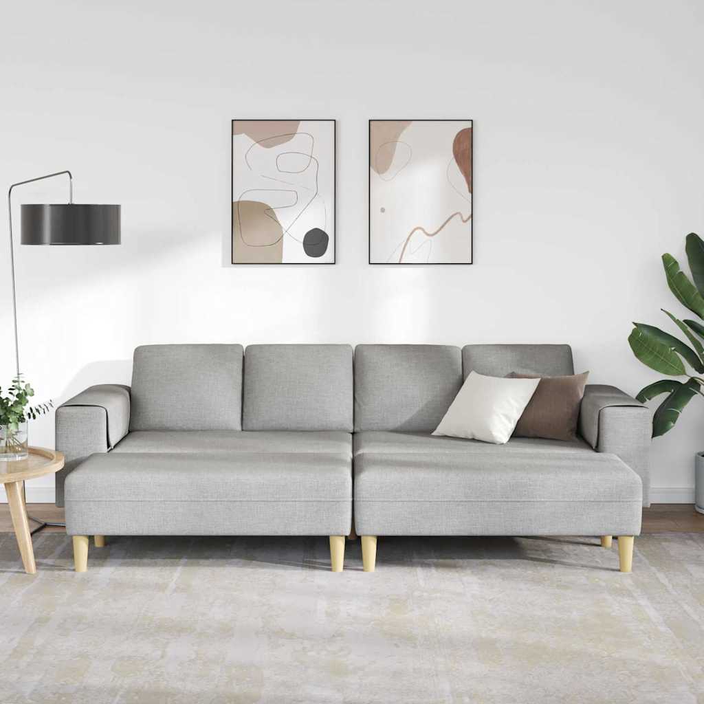 Sofa Sæt Sky Grey Stof