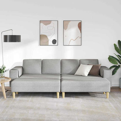 Sofa Sæt Sky Grey Stof