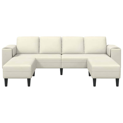 Sofa Sæt Creme Fløjl