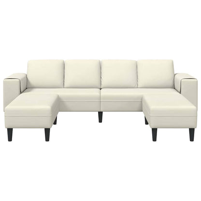 Sofa Sæt Creme Fløjl