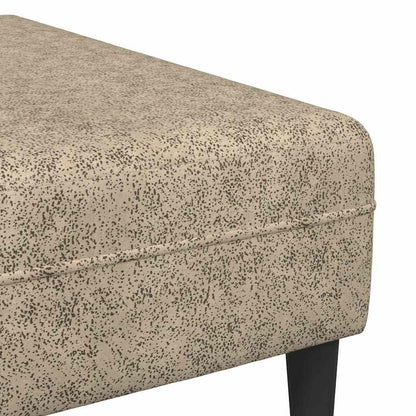Sofa Sæt Lysegrå Faux Suede Læder