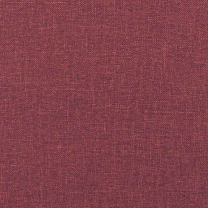 Stof Sofa Med Pude Vinrød 208 Cm Stof