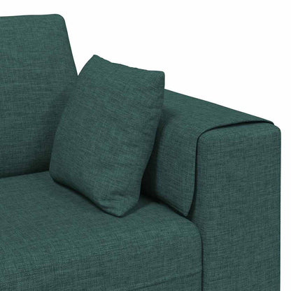 Stof Sofa Med Pude Mørkegrøn 208 Cm Stof