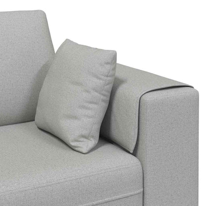 Stof Sofa Med Pude Skygrå 208 Cm Stof
