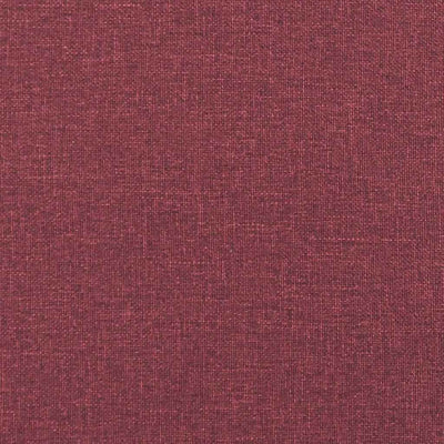 Stof Sofa Med Pude Vinrød 208 Cm Stof