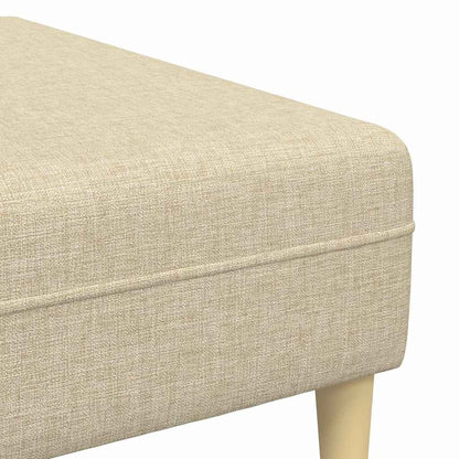 Stof Sofa Med Pude Creme 208 Cm Stof