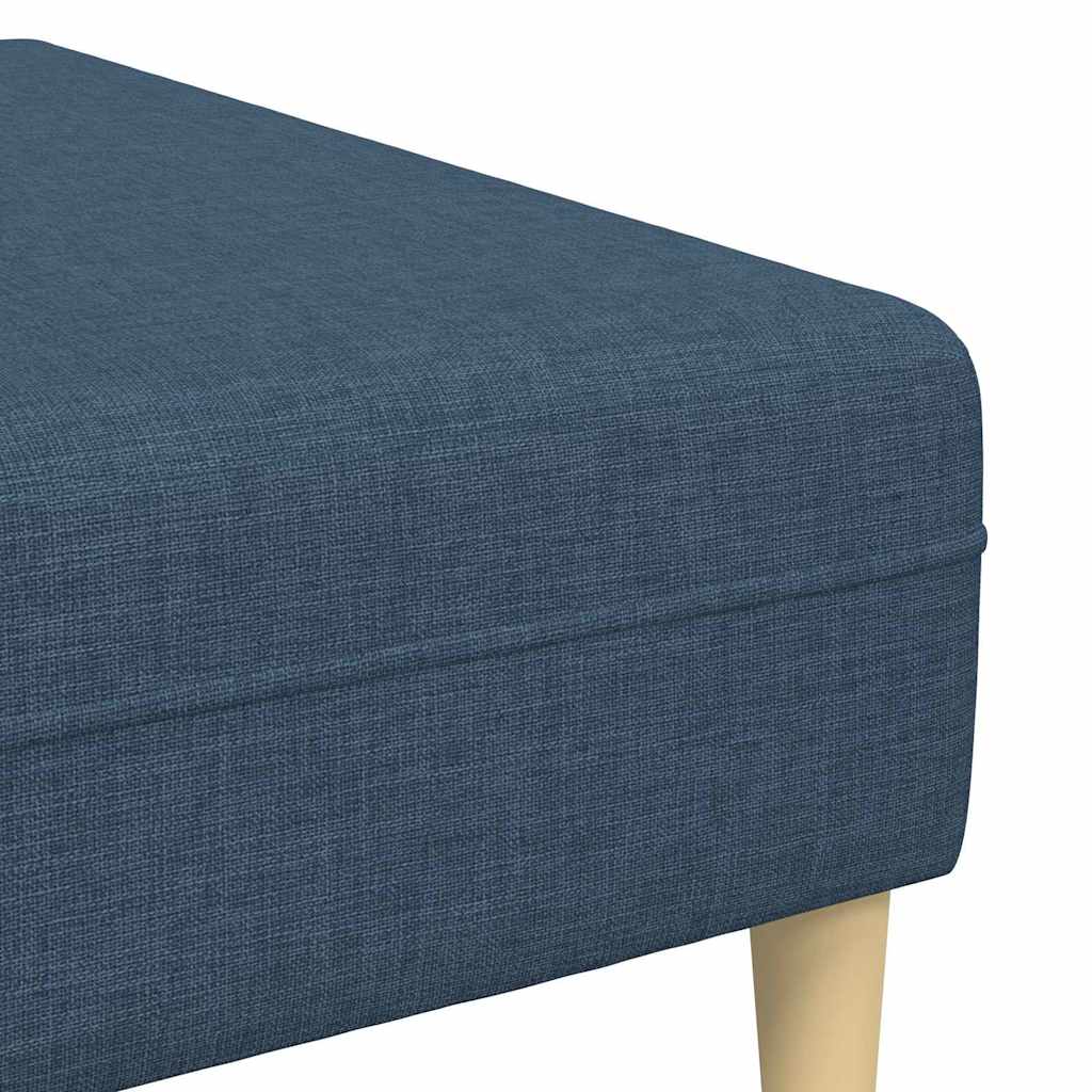 Stof Sofa Med Pude Blå 208 Cm Stof