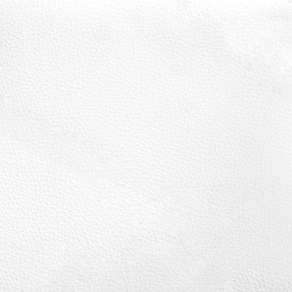 Sengeramme Med Madras Ren Hvid 140 X 190 Cm Kunstlæder Lysegrå Og Mørkegrå