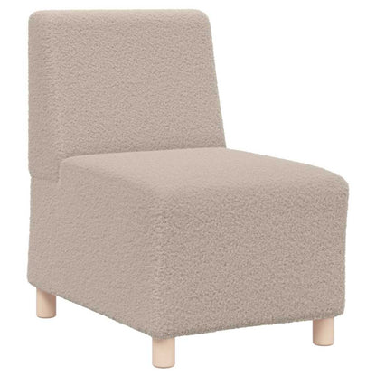 Modulsofa Enhed Uden Arme 3 Pcs Lysegrå 55 X 74 X 82 Cm Lysegrå Og Mørkegrå