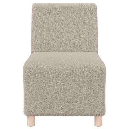 Modulsofa Enhed Uden Arme 3 Pcs Lysegrå 55 X 74 X 82 Cm Lysegrå Og Mørkegrå