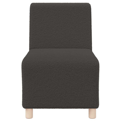 Modulsofa Enhed Uden Arme 3 Pcs Mørkegrå 55 X 74 X 82 Cm Lysegrå Og Mørkegrå