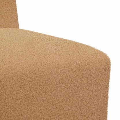 Modulsofa Enhed Uden Arme 3 Pcs Beige 55 X 74 X 82 Cm Lysegrå Og Mørkegrå
