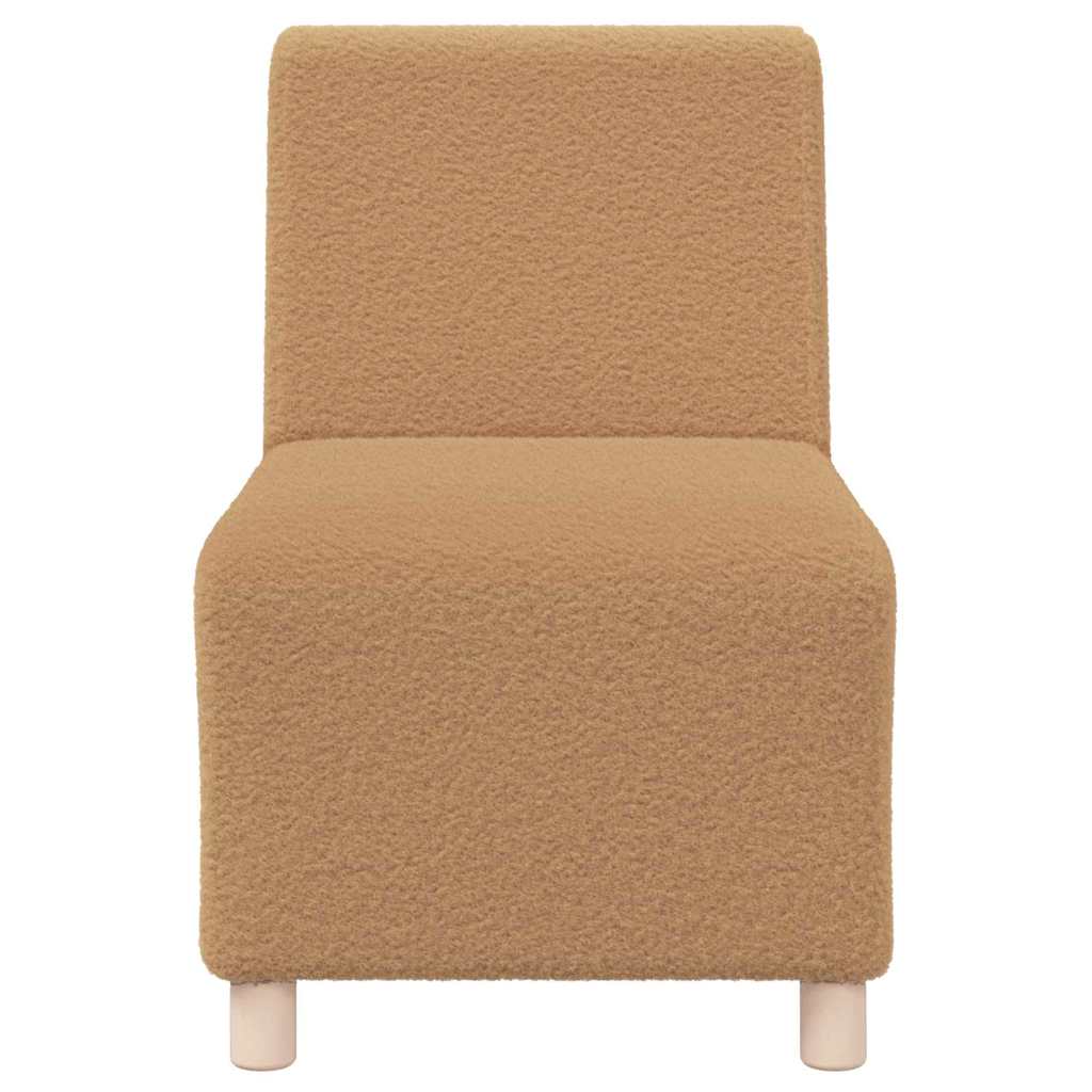 Modulsofa Enhed Uden Arme 3 Pcs Beige 55 X 74 X 82 Cm Lysegrå Og Mørkegrå