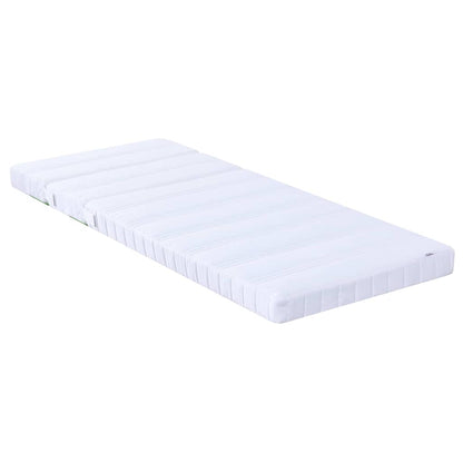 Skummadras Hvid 80 X 200 Cm Stof