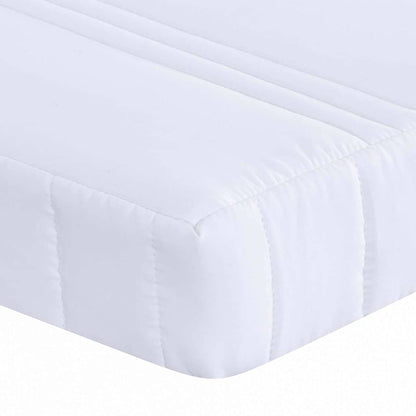 Skummadras Hvid 80 X 200 Cm Stof