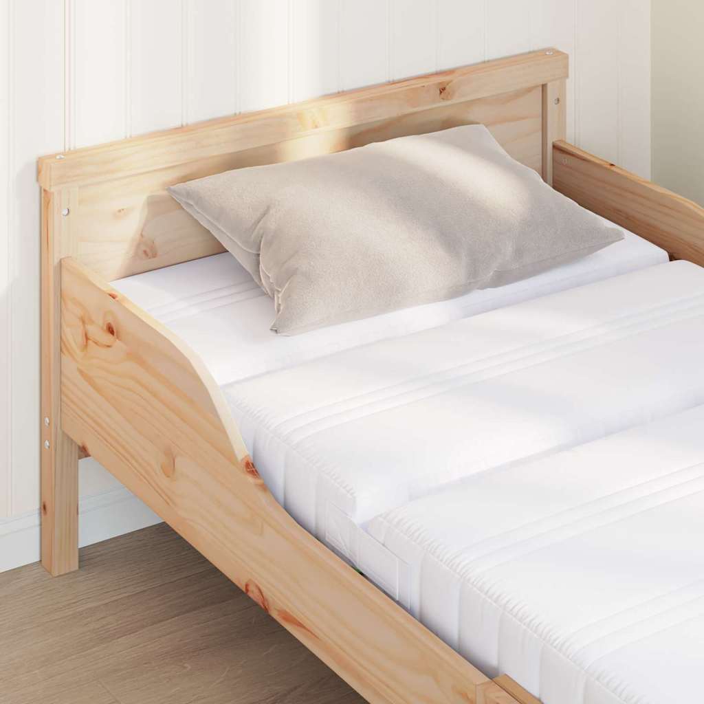 Skummadras Hvid 80 X 200 Cm Stof