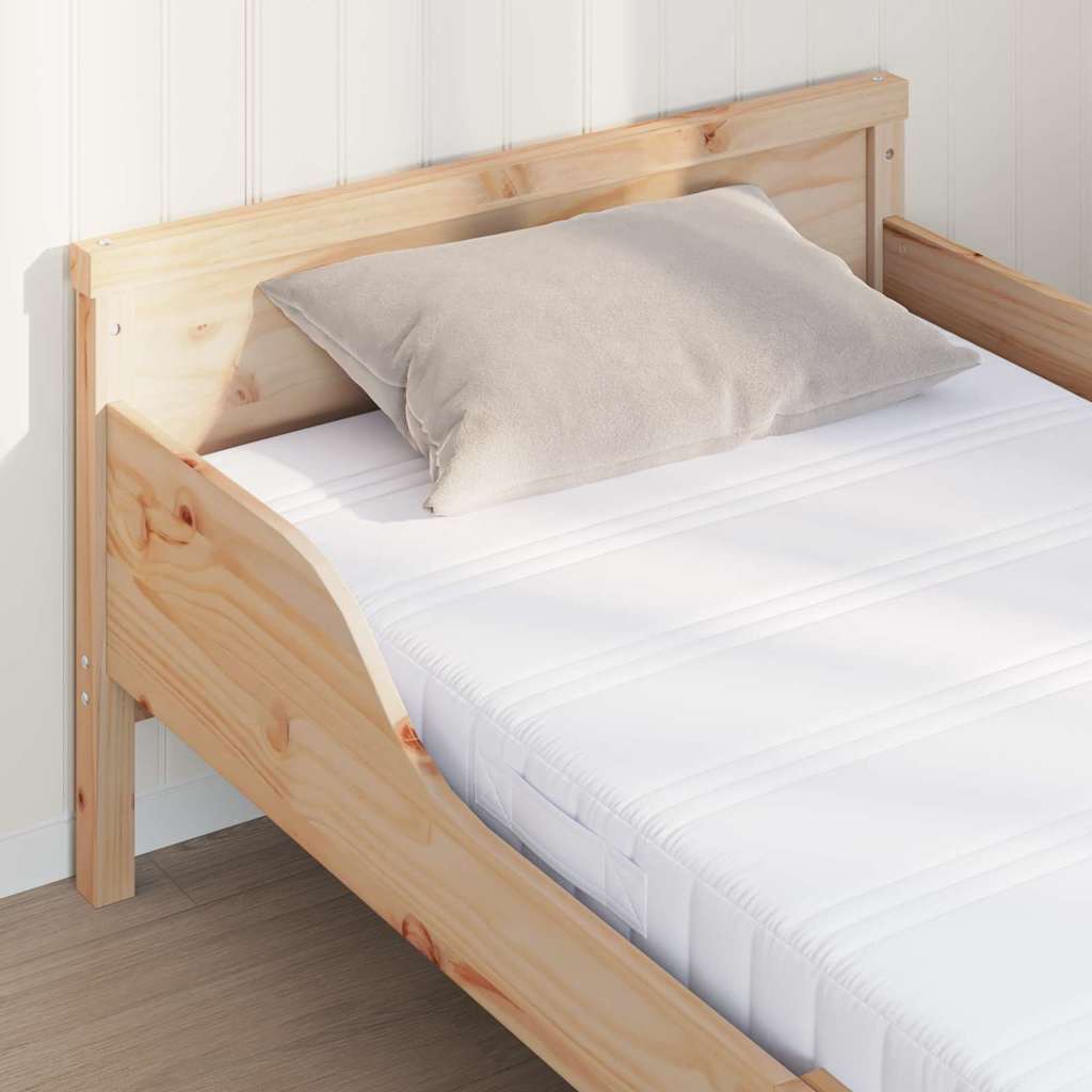 Skummadras Hvid 80 X 200 Cm Stof