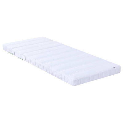 Skummadras Hvid 80 X 200 Cm Stof