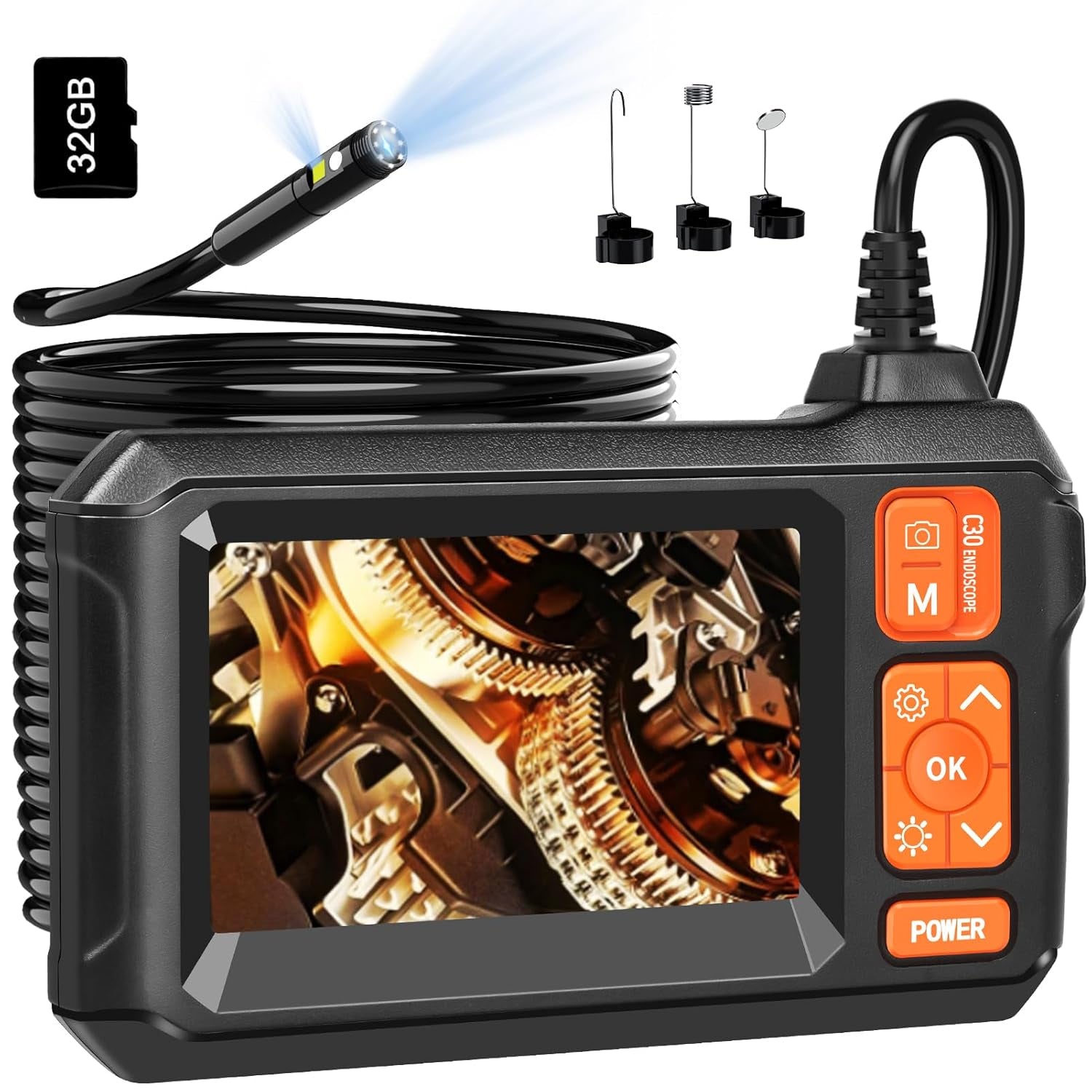 Dual Lens 1080 HD Inspektionskamera