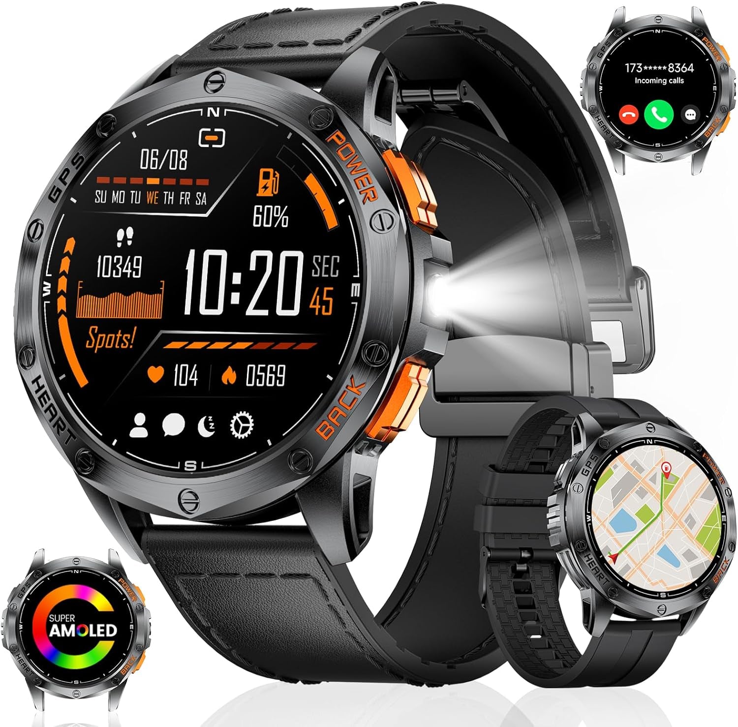 GPS Smartwatch med LED
