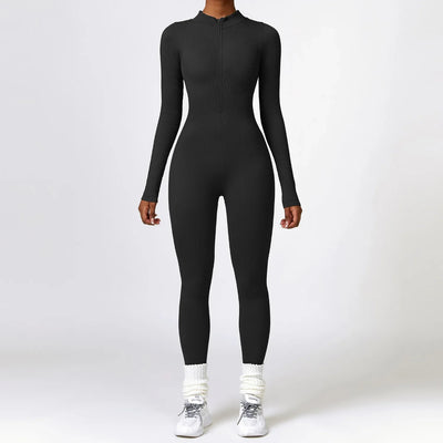Zipper Fitness jumpsuit til kvinder