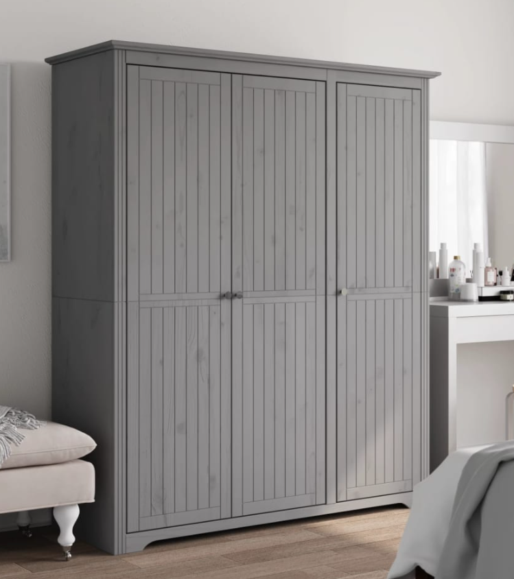 BODO 146x53,5x173 cm massivt fyrretræ