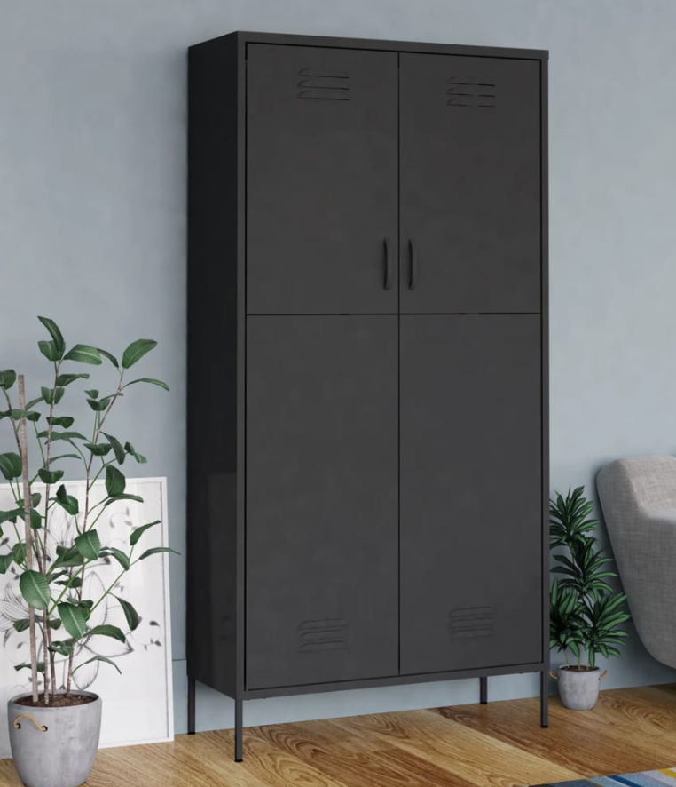 Anthracite stål skab