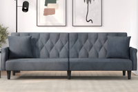 Classy sofa grå velvet